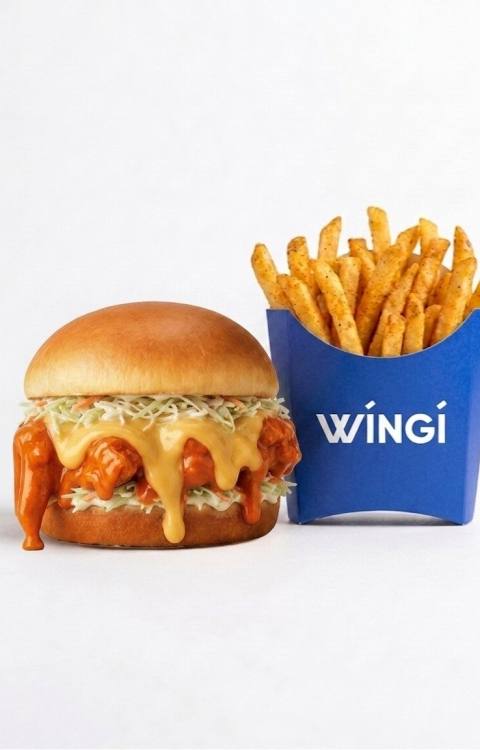 Maple Sriracha Burger — Wingi